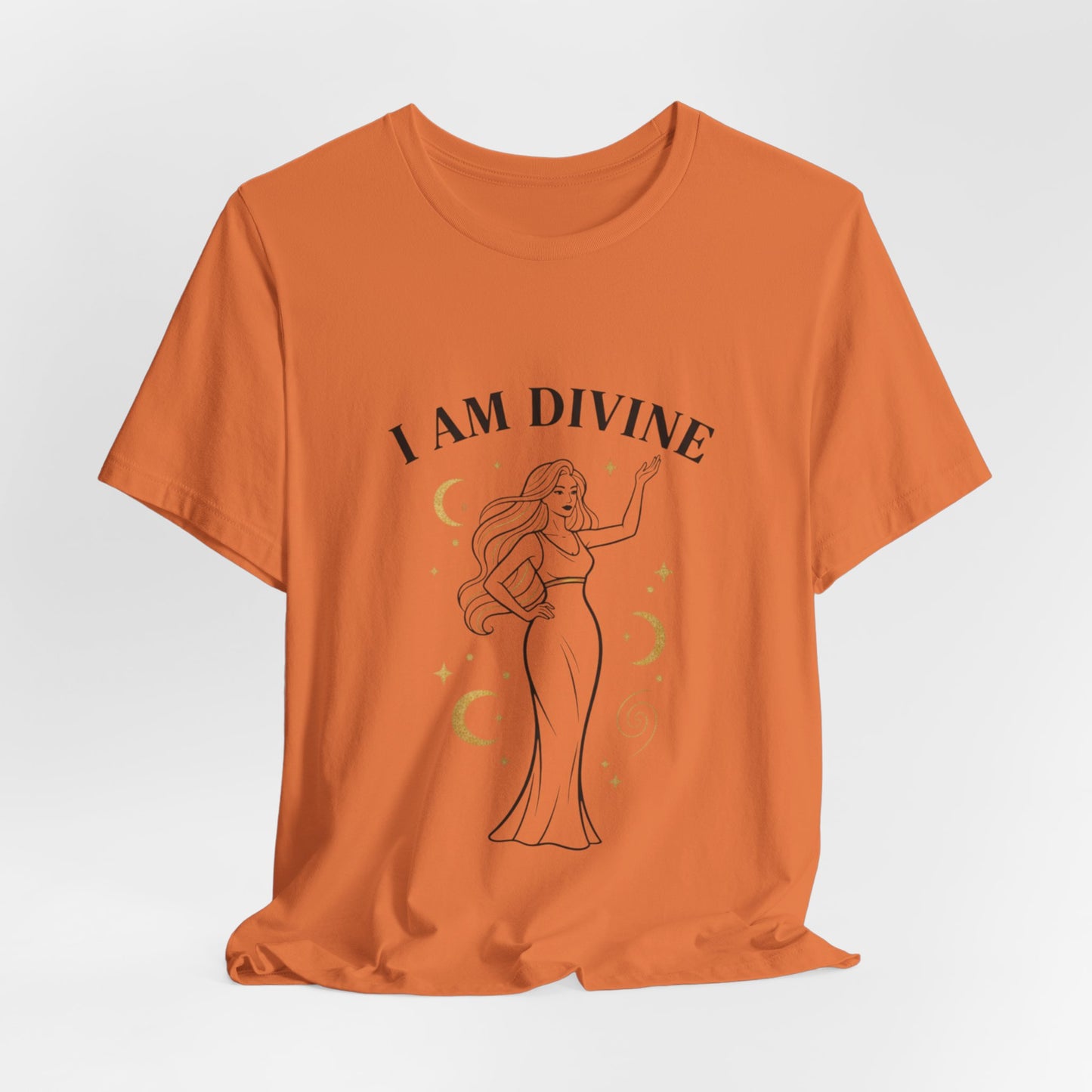 I Am Divine tee | Goddess affirmation shirt, manifest goddess vibe