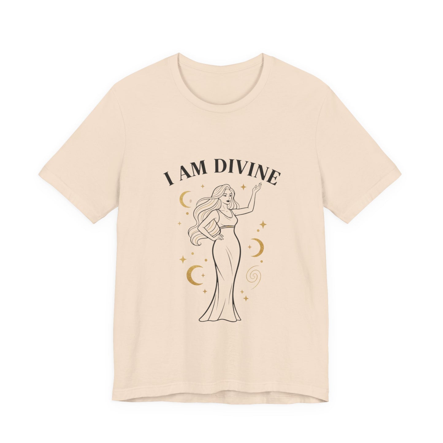 I Am Divine tee | Goddess affirmation shirt, manifest goddess vibe