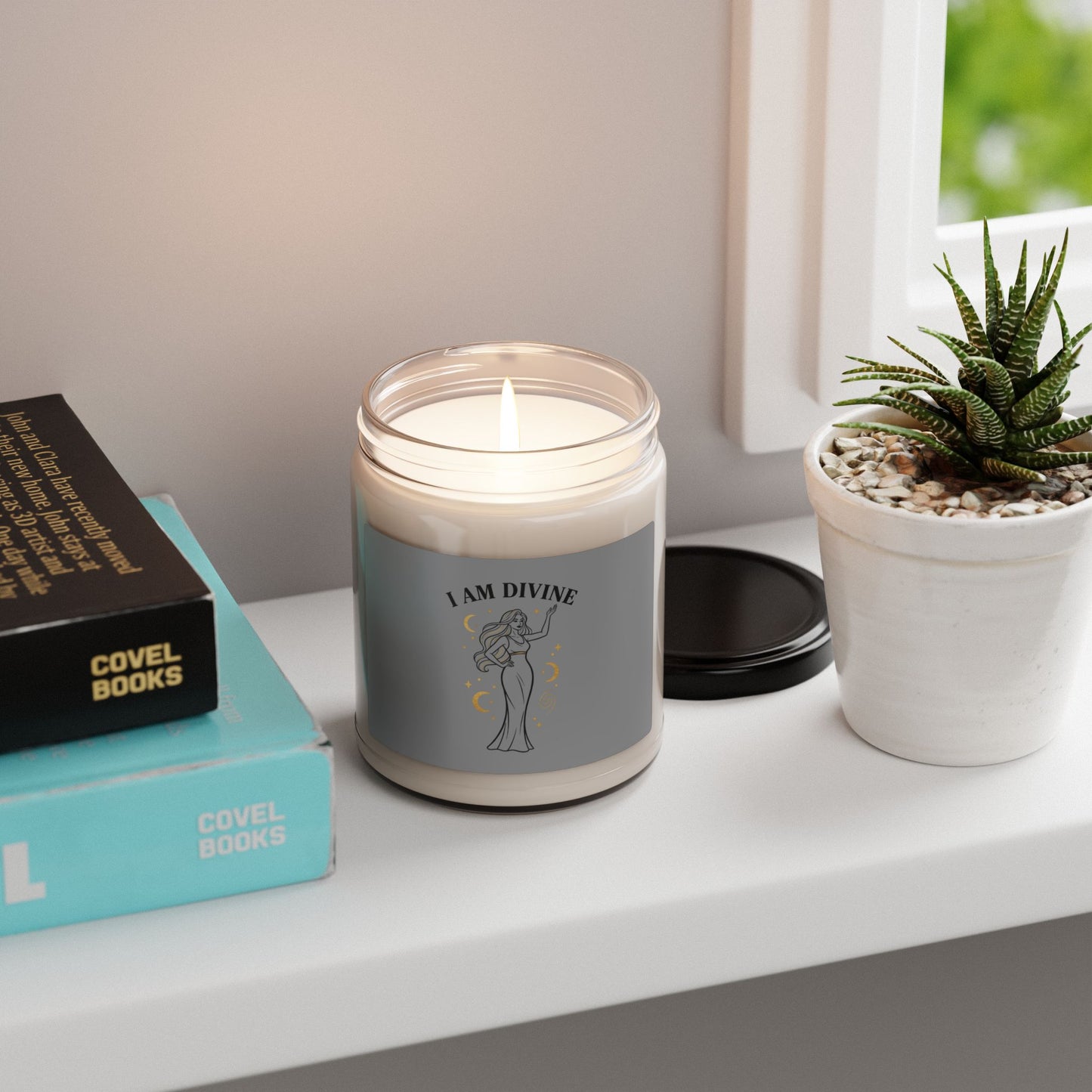 I Am Divine Candle, Soy Candle | Goddess Complex, Manifest Goddess
