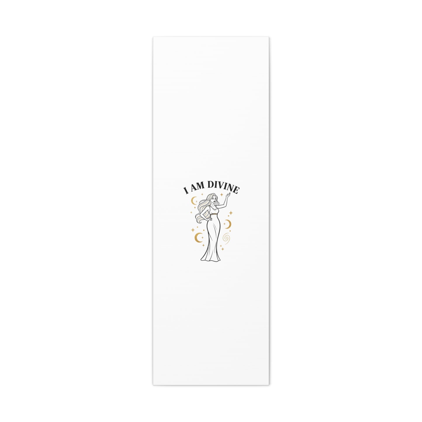 I Am Divine goddess art print | Matte Canvas wall art, manifestation decor