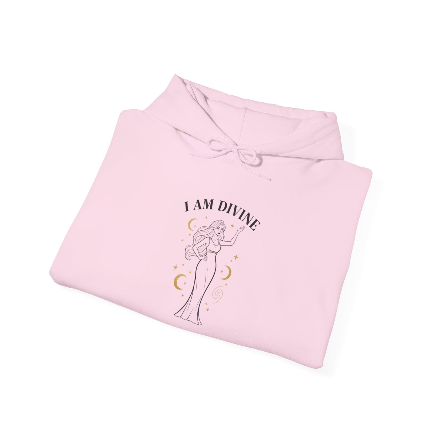 I Am Divine Hoodie | goddess manifest, mythic empowerment
