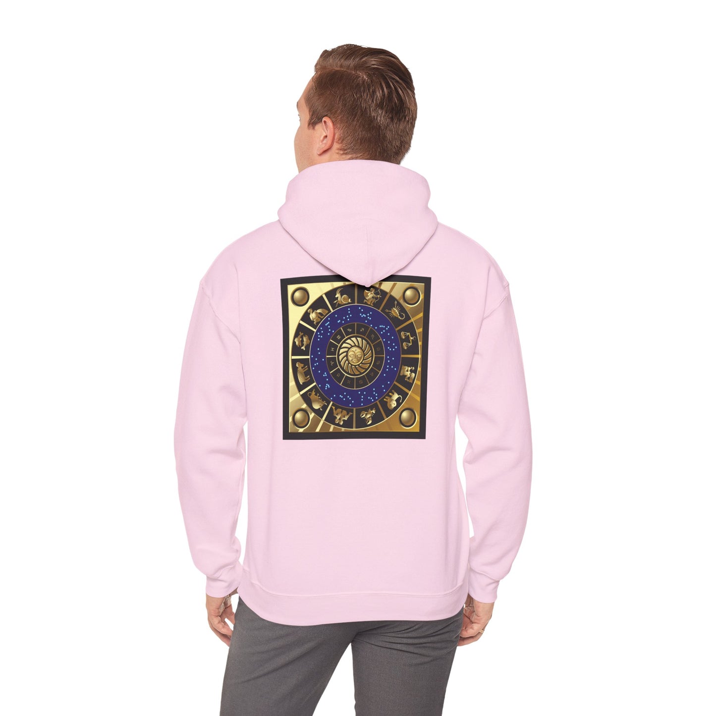 Libra Zodiac Hoodie — Gold Scales Astrology Pullover