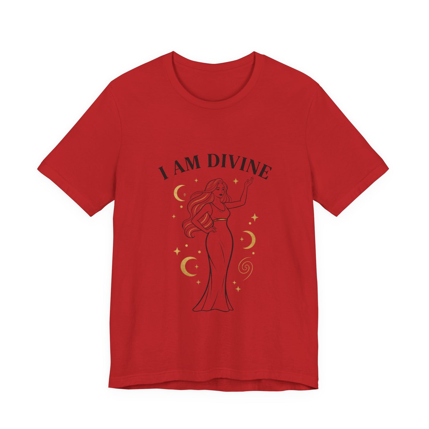 I Am Divine tee | Goddess affirmation shirt, manifest goddess vibe