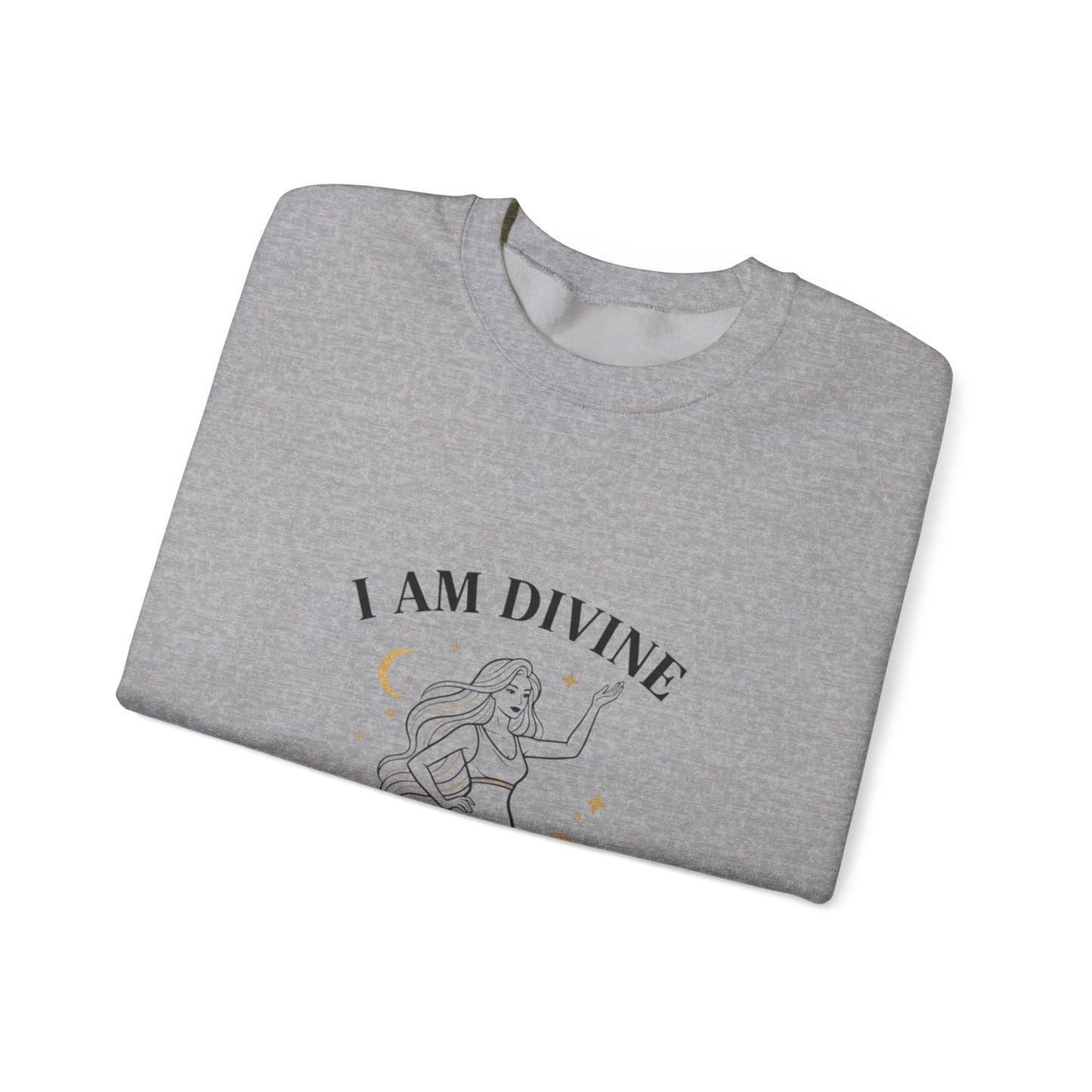 I Am Divine Goddess Sweatshirt | manifest goddess, feminine empowerment