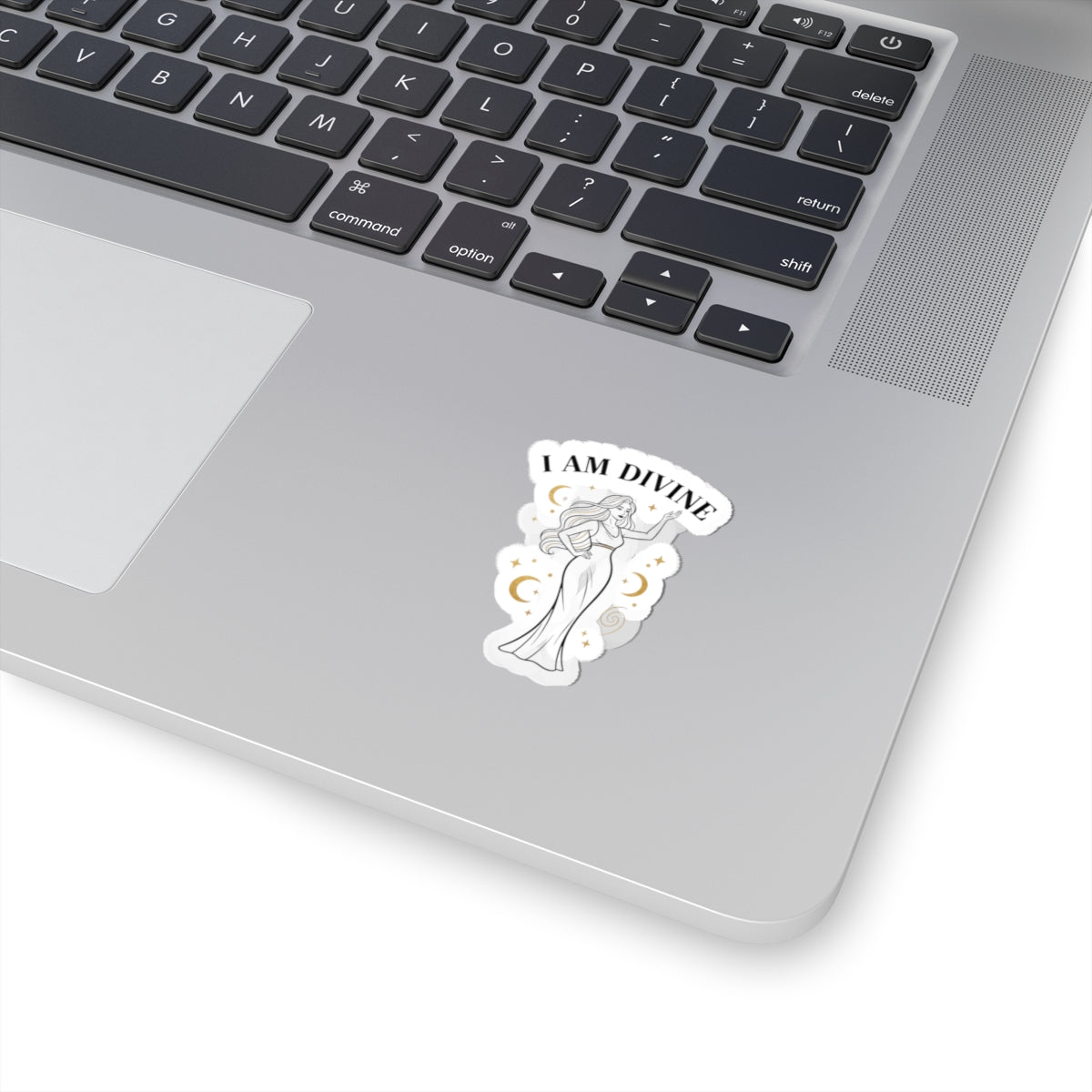 I Am Divine Sticker | goddess manifest, feminine empowerment
