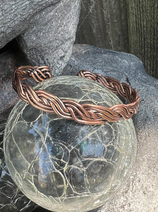 The turnaround, pure copper bangle